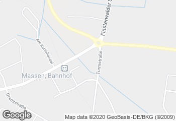 Karte mit Standort von Bäckerei Gäbler, Filiale Massen