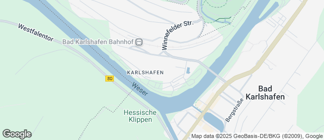 Karte mit Standort von Bäckerei Amthor GmbH & Co. KG