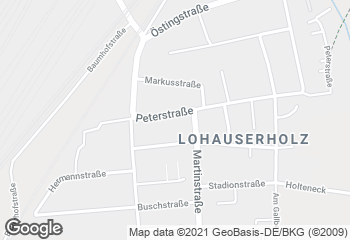 Karte mit Standort von Bäckerei Dördelmann Filiale Hamm-Lohhauserholz