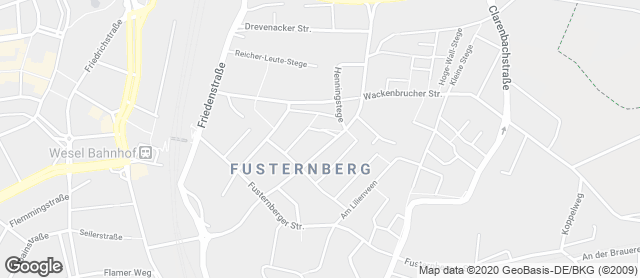 Karte mit Standort von Bäckerei-Konditorei Ernsting