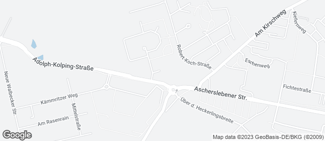 Karte mit Standort von Kolping-Berufsbildungswerk Hettstedt gGmbH