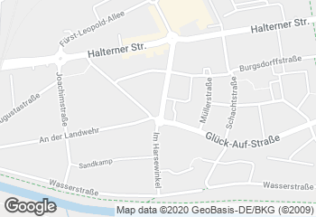 Karte mit Standort von Bäckerei Kleinespel & Imping