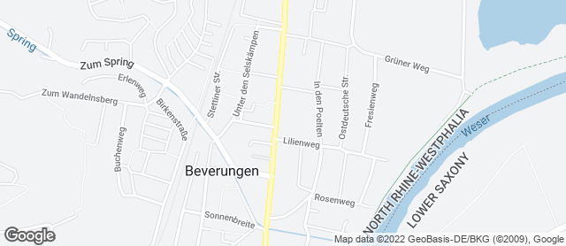 Karte mit Standort von Goeken backen Café Beverungen