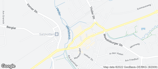 Karte mit Standort von Bäckerei Lange - Salzkotten