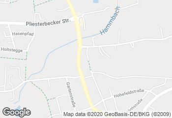 Karte mit Standort von Bäckerei Kleinespel & Imping