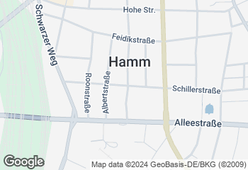 Karte mit Standort von Bäckerei Erdmann