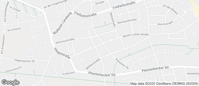 Karte mit Standort von Bäckerei Kleinespel & Imping Martin-Luther-Straße