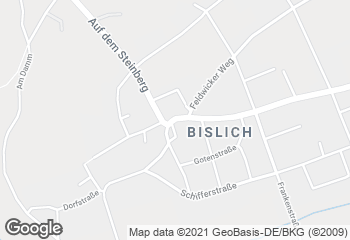 Karte mit Standort von Bors mein Bäcker - Bislich