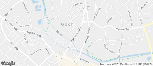 Karte mit Standort von Bäckerei - Konditorei Heicks & Teutenberg