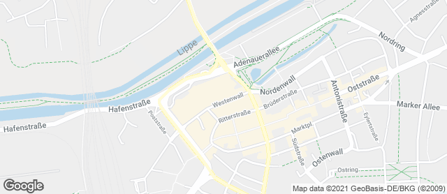 Karte mit Standort von Bäckerei-Konditorei Niehaves GmbH&Co.KG Fil. 14