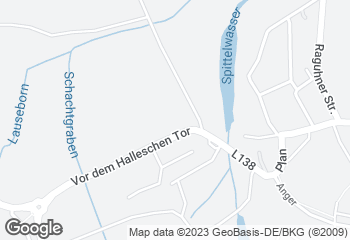 Karte mit Standort von Backhaus Hennig GmbH
