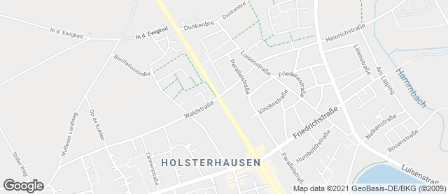 Karte mit Standort von Bäckerei Spangemacher, Dorsten (Holsterhausen)