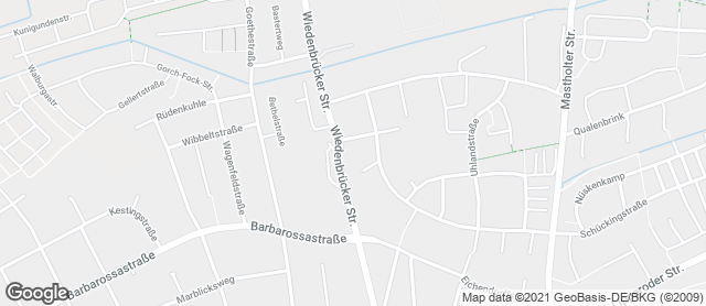 Karte mit Standort von Bäckerei & Konditorei Birkholz GmbH