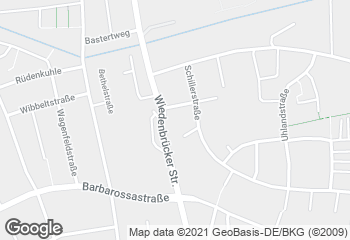 Karte mit Standort von Bäckerei & Konditorei Birkholz GmbH