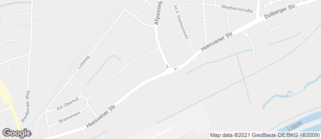 Karte mit Standort von Bäckerei Dördelmann   Filiale Hamm-Heessen (im Netto)