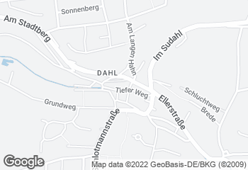Karte mit Standort von Goeken backen Dahl