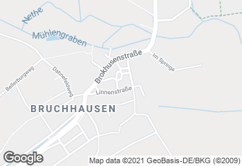 Karte mit Standort von Bäckerei Bielemeier