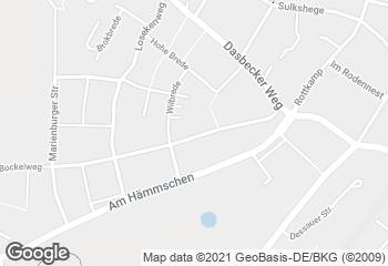 Karte mit Standort von Bäckerei Brockmann