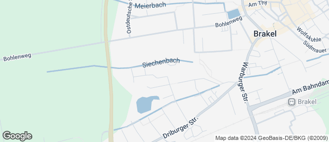Karte mit Standort von Kolping-Berufsbildungswerk Brakel Gemeinn. GmbH