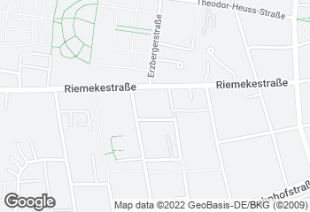Karte mit Standort von Bäckerei Lange - Klöcknerstraße