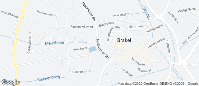 Karte mit Standort von Goeken backen Café Brakel
