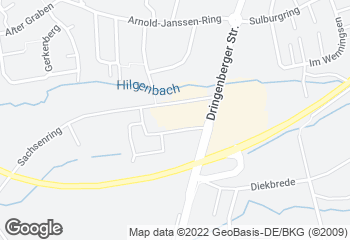 Karte mit Standort von Goeken backen Rewe Bad Driburg