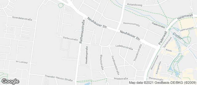 Karte mit Standort von Goeken backen Netto Paderborn