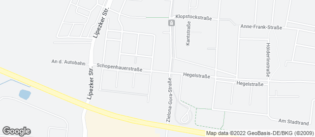 Karte mit Standort von Bäckerei Dreißig GmbH & Co. KG CB NORMA Zielona-Gora