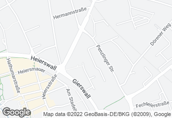 Karte mit Standort von Goeken backen Detmolder Tor Paderborn