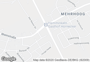 Karte mit Standort von Bäckerei Gerads