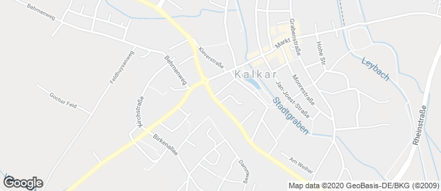 Karte mit Standort von Bäckerei - Konditorei Heicks & Teutenberg