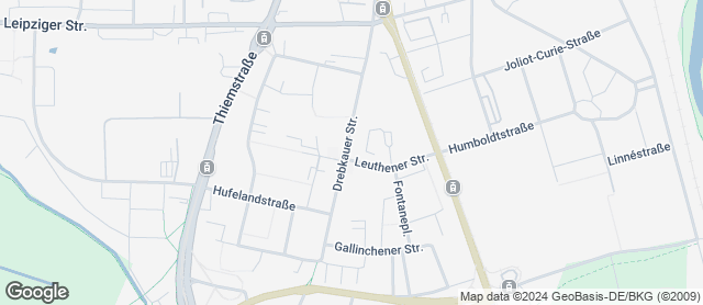 Karte mit Standort von Feinback GmbH Cottbus