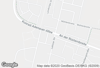 Karte mit Standort von Stadtbäckerei  Rödel  Rüstcafe Köthen