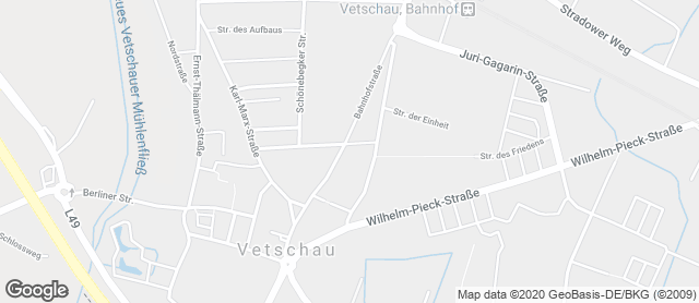 Karte mit Standort von Bäcker Wahn