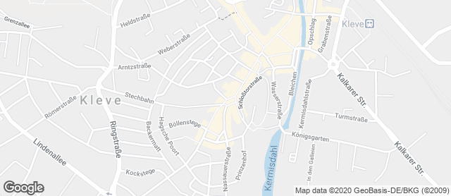 Karte mit Standort von Bäckerei - Konditorei Heicks & Teutenberg