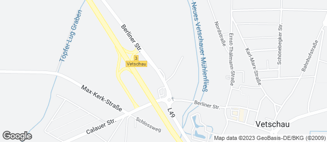 Karte mit Standort von Bäcker Wahn