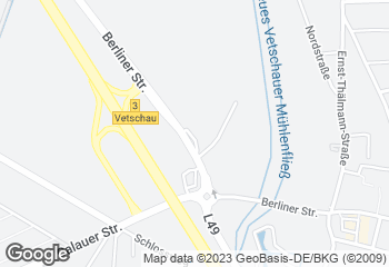 Karte mit Standort von Bäcker Wahn