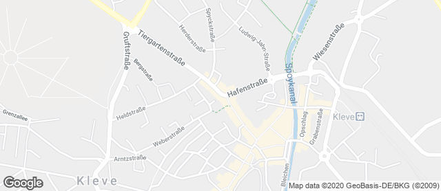 Karte mit Standort von Bäckerei-Konditorei Heicks & Teutenberg