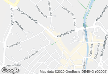 Karte mit Standort von Bäckerei-Konditorei Heicks & Teutenberg