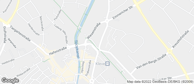 Karte mit Standort von Bäckerei - Konditorei Heicks & Teutenberg
