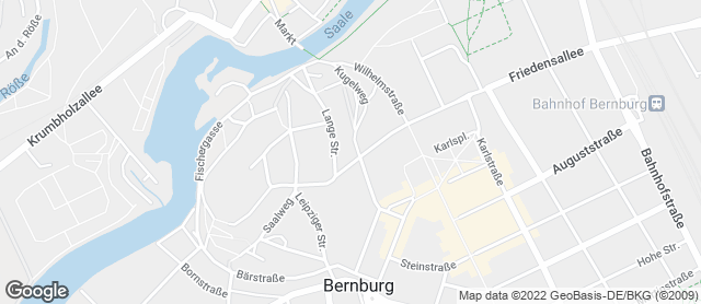 Karte mit Standort von Bäckerei Siegmann