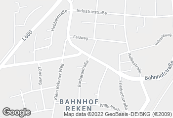 Karte mit Standort von Bäckerei Mensing OHG
