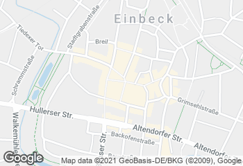 Karte mit Standort von Einbecker Altstadt Wochenmarkt Einbeck