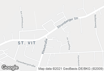 Karte mit Standort von Bäckerei Vorbohle St. Vit