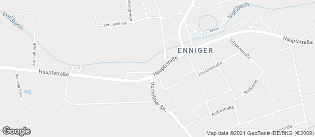 Karte mit Standort von Bäckerei Zimmermeier GmbH & Co. KG Filiale Enniger