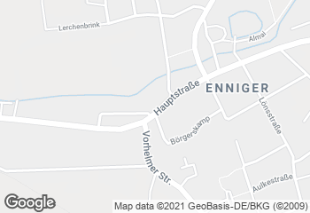 Karte mit Standort von Bäckerei Zimmermeier GmbH & Co. KG Filiale Enniger