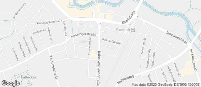 Karte mit Standort von Bäckerei Lensing GmbH