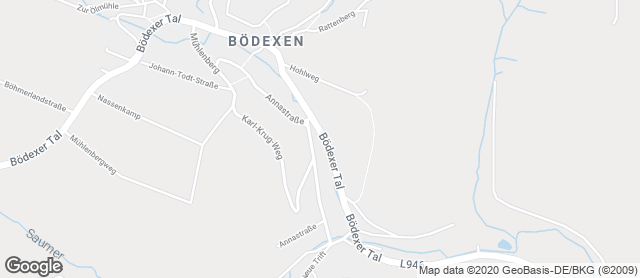Karte mit Standort von Bäckerei Koss