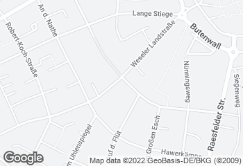 Karte mit Standort von Bäckerei Spangemacher, Borken (Weseler Landstr.)
