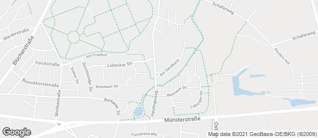 Karte mit Standort von Bäckerei Gildhuis